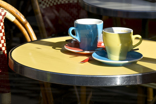 cafe tables coffee cups-LBP