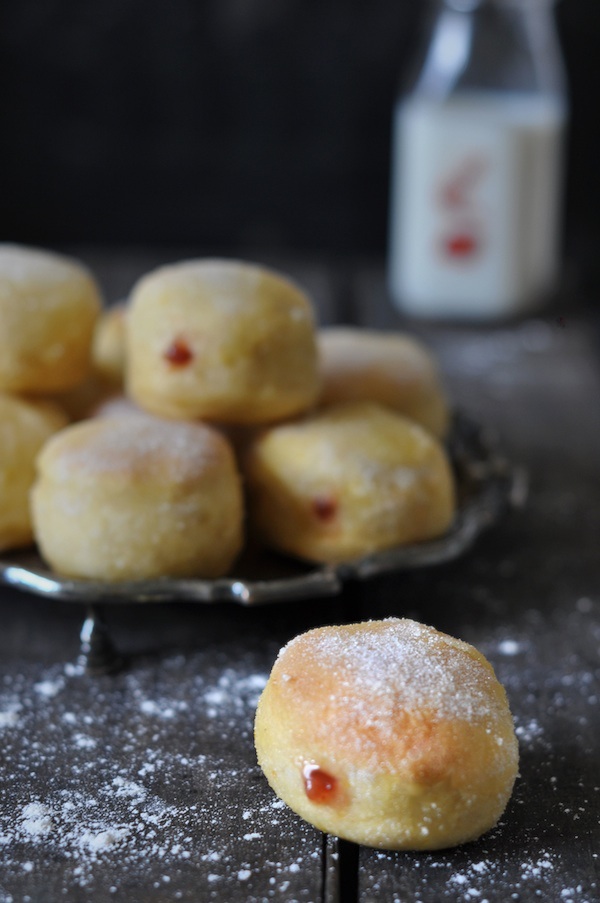 Low Fat Strawberry Jelly Doughnuts 1