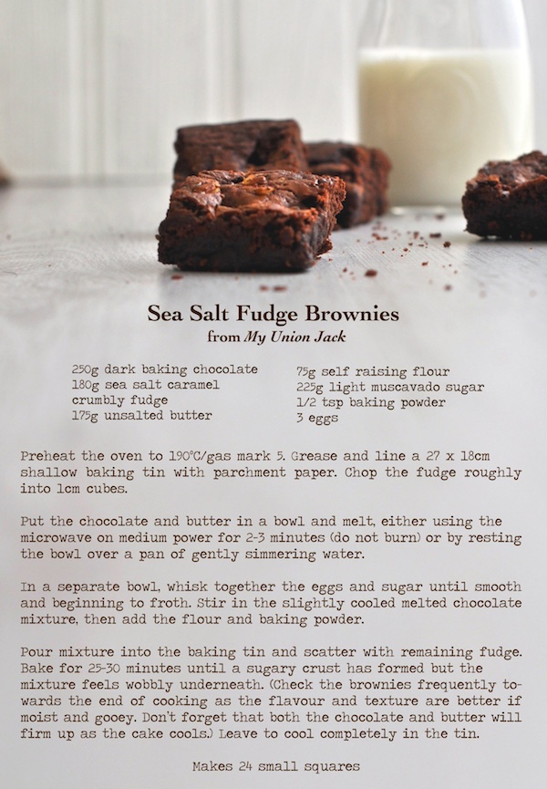 Sea Salted Caramel Brownies Recipe